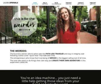 Laurasprinkle.com(Laura Sprinkle) Screenshot