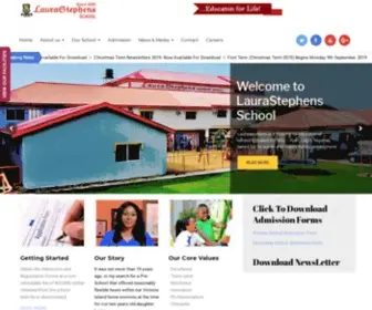 Laurastephensschool.org(Best School in Lekki Lagos) Screenshot