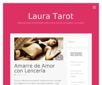 Lauratarot.com(Tarot) Screenshot