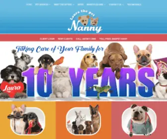 Laurathepetnanny.com(Laura the Pet Nanny) Screenshot