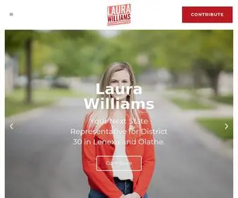 Laurawilliamsforkansas.com(Laura Williams) Screenshot