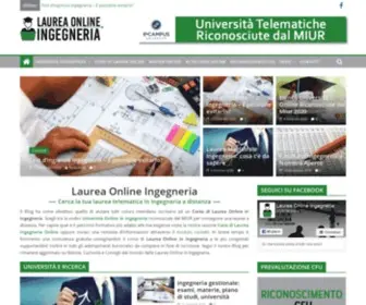 Laureaonlineingegneria.it(Laurea Online Ingegneria) Screenshot