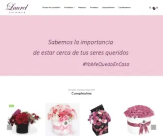 Laurelfloristeria.com(Envia flores y Arreglos florales sofisticados a domicilio en CDMX) Screenshot