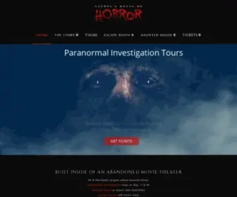 Laurelhaunt.com(Laurel's House of Horror and Escape Room) Screenshot