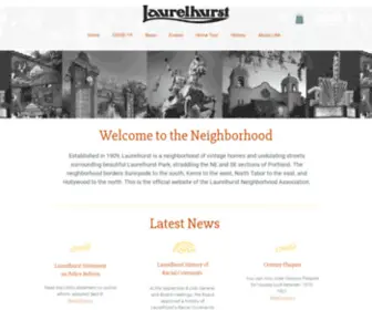 Laurelhurstpdx.org(Laurelhurst Neighborhood Association) Screenshot