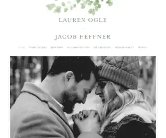 Lauren-Jacob.com(Lauren Ogle & Jacob Heffner) Screenshot