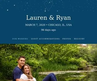 Laurenandryankantor.com(Lauren Ragins and Ryan Kantor's Wedding Website) Screenshot
