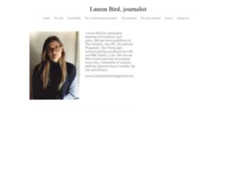 Laurenbirdjournalist.org(Lauren bird) Screenshot