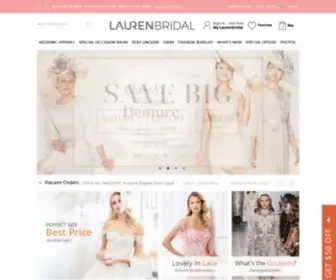 Laurenbridal.co(Cheap wedding dresses for sale) Screenshot