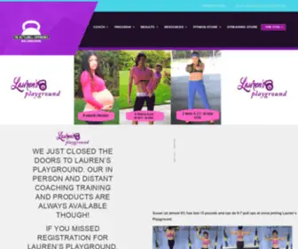 Laurenbrooksfitness.com(Lauren Brooks) Screenshot