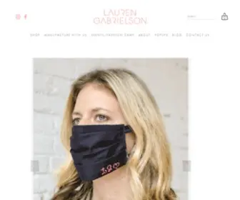 Laurengabrielson.com(New York Women's Fashion Designer) Screenshot