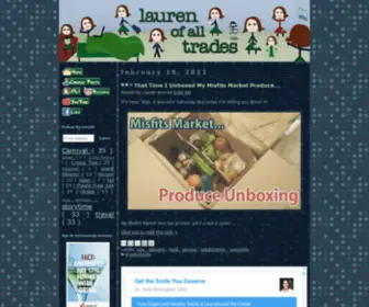 Laurenofalltrades.blog(Lauren of All Trades) Screenshot