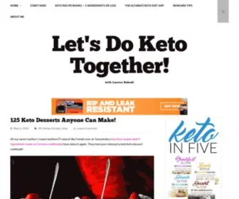 Laurenrabadi.com(Let's Do Keto Together) Screenshot