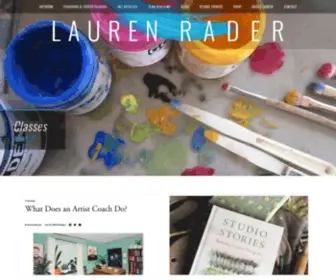 Laurenraderart.com(Releasing the Creative Powers Within) Screenshot