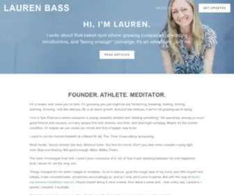 Laurenrbass.com(Lauren Bass) Screenshot