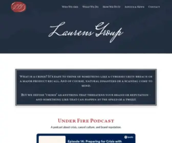 Laurensgroup.com(Drive Public Affairs) Screenshot