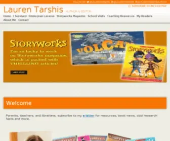 Laurentarshis.com(Lauren Tarshis) Screenshot