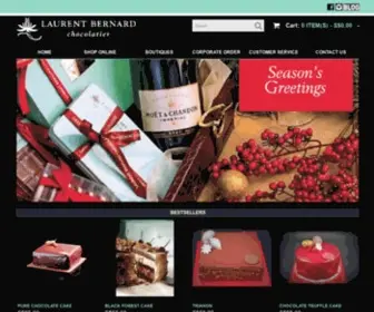 Laurentbernard.com.sg(Buy Chocolates & Chocolate Cake Online Singapore) Screenshot