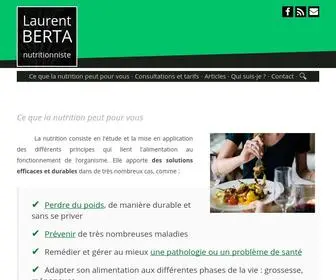 Laurentberta.com(Laurent BERTA) Screenshot