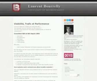 Laurentbourrelly.com(Le référencement de site Internet depuis 2004 par Laurent Bourrelly) Screenshot