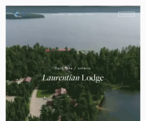 Laurentianlodge.com(Laurentian Lodge) Screenshot