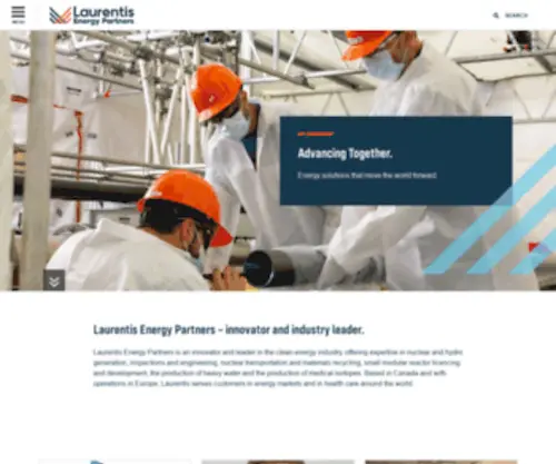 Laurentisenergy.com(Laurentis Energy Partners) Screenshot