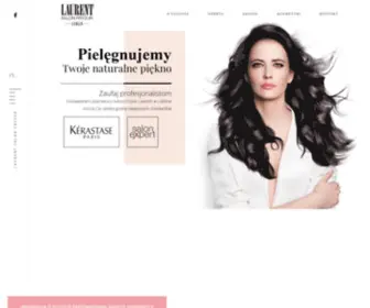 Laurentlublin.pl(Salon, zakład fryzjerski Lublin) Screenshot