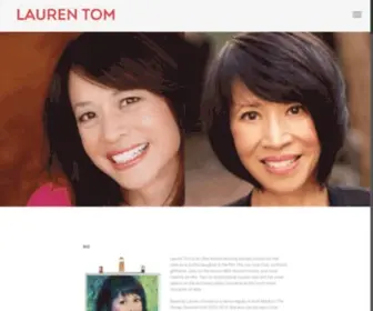 Laurentom.com(Lauren Tom) Screenshot