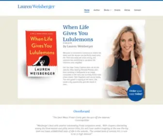 Laurenweisberger.com(Lauren Weisberger) Screenshot