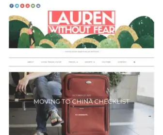 Laurenwithoutfear.com(Lauren Without Fear) Screenshot