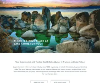 Laurieattahoe.com(Lake Tahoe Truckee Real Estate For Sale) Screenshot