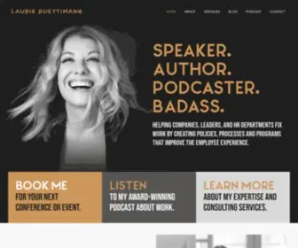 Laurieruettimann.com(Human Resources Leader) Screenshot