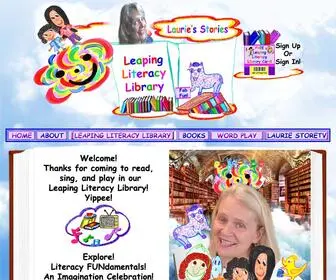 Lauriesstories.com(Online literacy) Screenshot