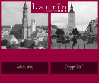 Laurin-Straubing.de(Laurin Pasta & Pizza Deggendorf und Straubing) Screenshot