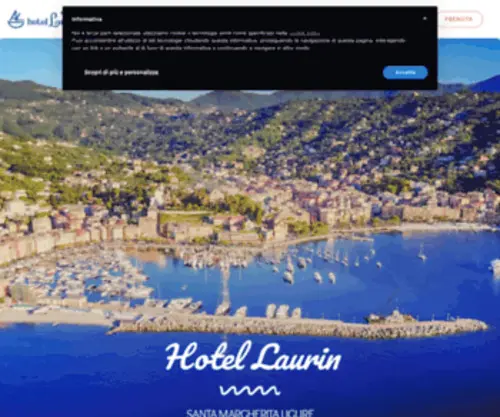 Laurinhotel.it(Hotel Laurin di Santa Margherita Ligure) Screenshot