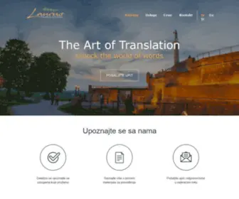 Laurustranslations.com(Laurus Translations) Screenshot