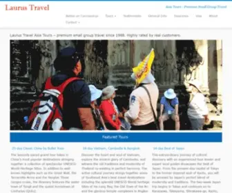 Laurustravel.com(Laurus Travel Asia Tours) Screenshot