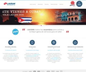 Lausan.es(Recambios para coches y servicios para el taller) Screenshot