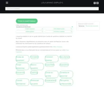 Lausanne-Emplois.ch(Lausanne Emplois) Screenshot