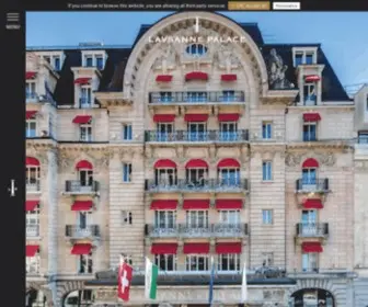 Lausanne-Palace.ch(Lausanne Palace) Screenshot