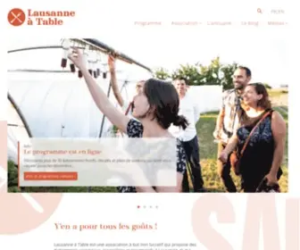 Lausanneatable.ch(Lausanne) Screenshot