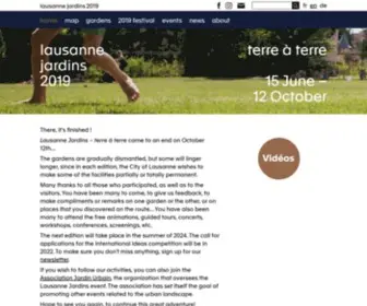 Lausannejardins.ch(Lausanne jardins 2019) Screenshot