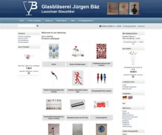 Lauschaer-Glasartikel.de(Glasbläserei) Screenshot
