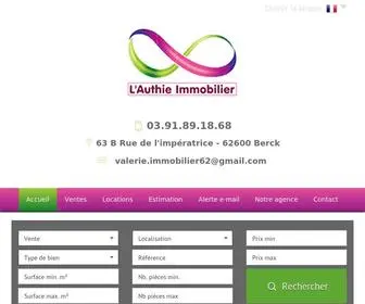 Lauthieimmobilier.com(L'Authie Immobilier) Screenshot