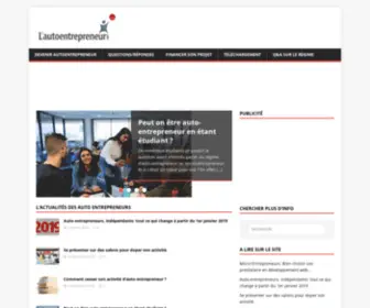 Lautoentrepreneur.net(Entrepreneur indépendant) Screenshot