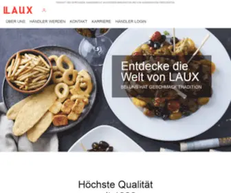 Laux-Manufaktur.de(Dein Partner für Feinkost & Spirituosen) Screenshot