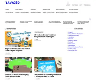 Lava360.com(Design Inspiration) Screenshot