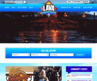 Lavahotsprings.org(Visit Lava Hot Springs Idaho Vacation Resort) Screenshot