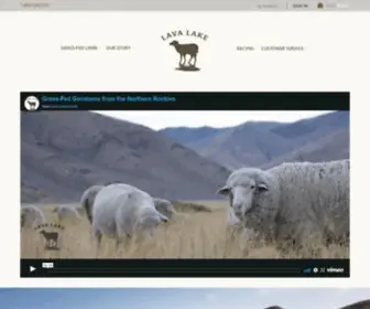 Lavalakelamb.com(100% Grass) Screenshot