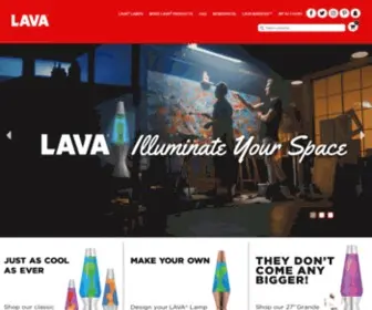 Lavalamp.com(The Original Lava Lamp company) Screenshot